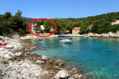 Tlocrt objekta Apartments by the sea Cove Milna - Zastrazisce, Hvar - 8951
