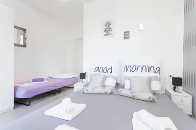 Krevet ili kreveti u jedinici u objektu Apartmani Marina