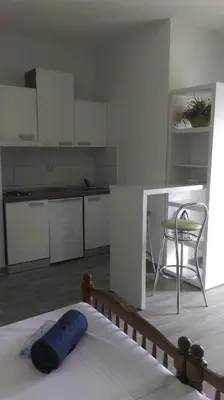 Kuhinja ili čajna kuhinja u objektu Guest House Marija