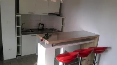 Kuhinja ili čajna kuhinja u objektu Guest House Marija