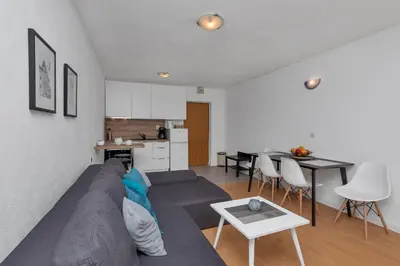 Kuhinja ili čajna kuhinja u objektu Apartments Villa Mili