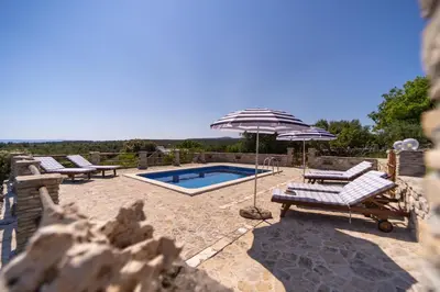 Bazen u objektu The Ultimate Escape - traditional cottage & private pool ili u blizini