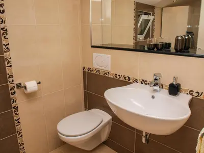Kupaonica u objektu Sea View Apartment