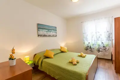 Krevet ili kreveti u jedinici u objektu Apartments Petra