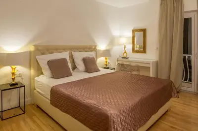 Krevet ili kreveti u jedinici u objektu Apartments Villa Lux