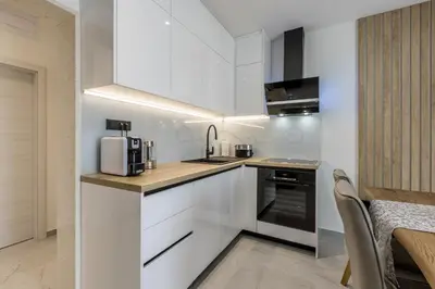 Kuhinja ili čajna kuhinja u objektu Apartments Petra