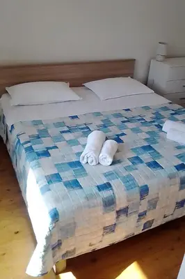 Krevet ili kreveti u jedinici u objektu Apartments by the sea Povlja, Brac - 712
