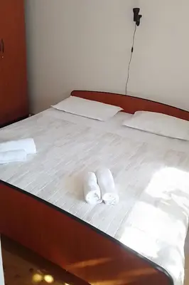 Krevet ili kreveti u jedinici u objektu Apartments by the sea Povlja, Brac - 712