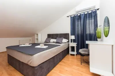 Krevet ili kreveti u jedinici u objektu Apartman MG Makarska