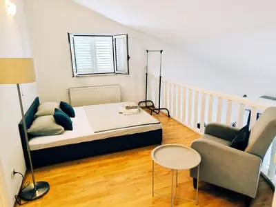 Krevet ili kreveti u jedinici u objektu Apartman MG Makarska