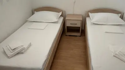 Krevet ili kreveti u jedinici u objektu Apartments by the sea Bol, Brac - 13121