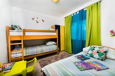 Krevet ili kreveti u jedinici u objektu Apartments with swimming pool Podstrana, Split - 13393