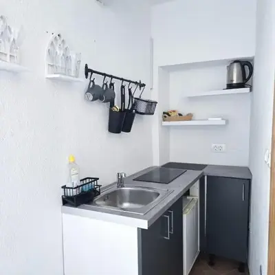 Private bedroom with bathroom