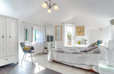Krevet ili kreveti u jedinici u objektu Humac Villa Vero Apartments