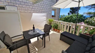 Balkon ili terasa u objektu Villa Kristonia