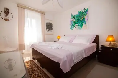 Krevet ili kreveti u jedinici u objektu Holiday Home ART - Bol