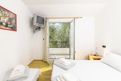 Krevet ili kreveti u jedinici u objektu Apartments Rubin
