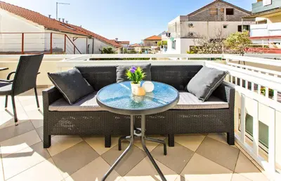 Balkon ili terasa u objektu Apartments Dorijan in Beautiful House