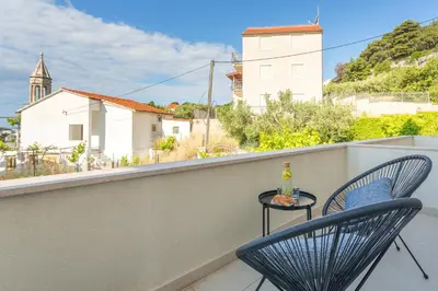 Balkon ili terasa u objektu Central View Apartment