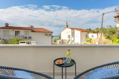 Balkon ili terasa u objektu Central View Apartment