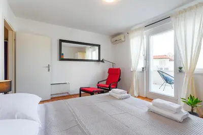 Krevet ili kreveti u jedinici u objektu Central View Apartment