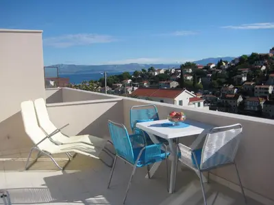 Balkon ili terasa u objektu Apartments by the sea Stomorska, Solta - 13695