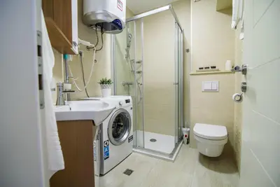 Kupaonica u objektu Apartments Leone Lukas