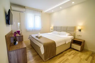Krevet ili kreveti u jedinici u objektu Apartments Leone Lukas