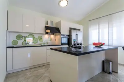 Kuhinja ili čajna kuhinja u objektu Apartmani Lukić