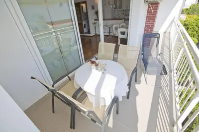 Balkon ili terasa u objektu Sea view, modern & spacious apartment