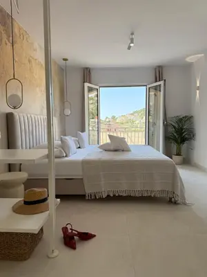 Krevet ili kreveti u jedinici u objektu Oleander Apartment & Room Centar