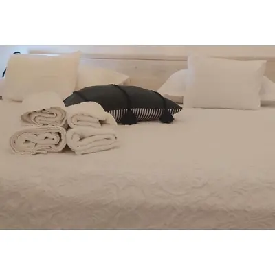 Krevet ili kreveti u jedinici u objektu Oleander Apartment & Room Centar