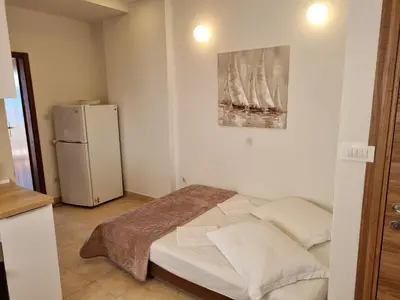Krevet ili kreveti u jedinici u objektu Apartmani BELVEDERE