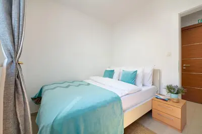 Krevet ili kreveti u jedinici u objektu Villa Ivano