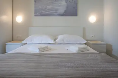 Krevet ili kreveti u jedinici u objektu Apartments Makarska