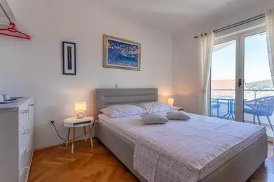 Krevet ili kreveti u jedinici u objektu Apartments Jakic