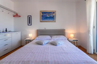Krevet ili kreveti u jedinici u objektu Apartments Jakic