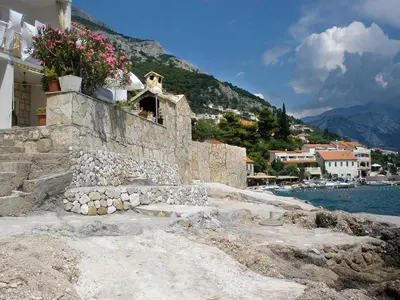 Tlocrt objekta Apartments by the sea Pisak, Omis - 10410