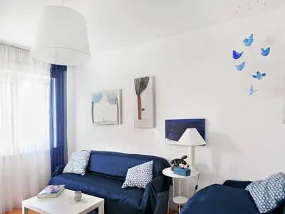 Tlocrt objekta Cozy apartment with a balcony and a sea view