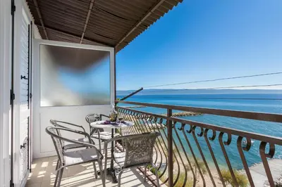 Balkon ili terasa u objektu Family friendly seaside apartments Podstrana, Split - 13725