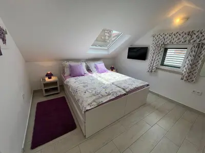 Krevet ili kreveti u jedinici u objektu Bobotovi Central Sea View Duplex