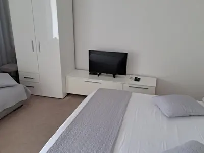 Krevet ili kreveti u jedinici u objektu Beach seaview apartment