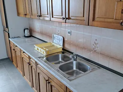 Kuhinja ili čajna kuhinja u objektu Beach seaview apartment