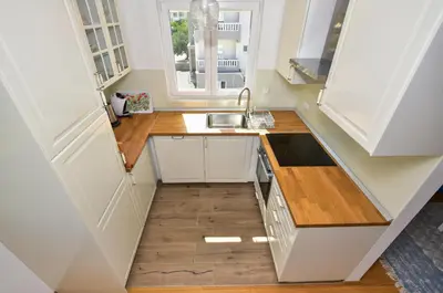 Kuhinja ili čajna kuhinja u objektu Apartment Ricca Seaview