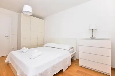 Krevet ili kreveti u jedinici u objektu Apartment Ricca Seaview
