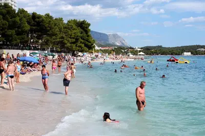 Tlocrt objekta Apartments and rooms with parking space Makarska - 13979