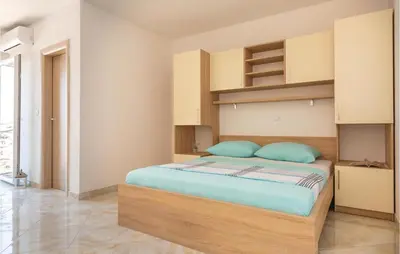 Krevet ili kreveti u jedinici u objektu Studio Apartment In Krvavica