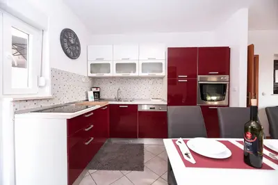Kuhinja ili čajna kuhinja u objektu Apartment Andrina