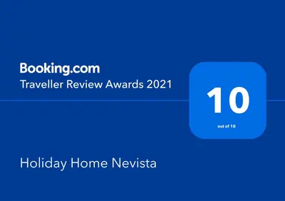 Certifikat, nagrada, logo ili neki drugi dokument izložen u objektu Holiday Home Nevista