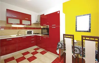 Kuhinja ili čajna kuhinja u objektu Studio Apartment In Makarska